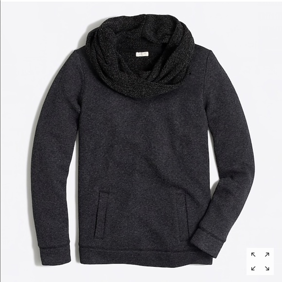 J. Crew Factory Sweaters - 🔥5 for 30 J. Crew Charcoal Black Sweatshirt
